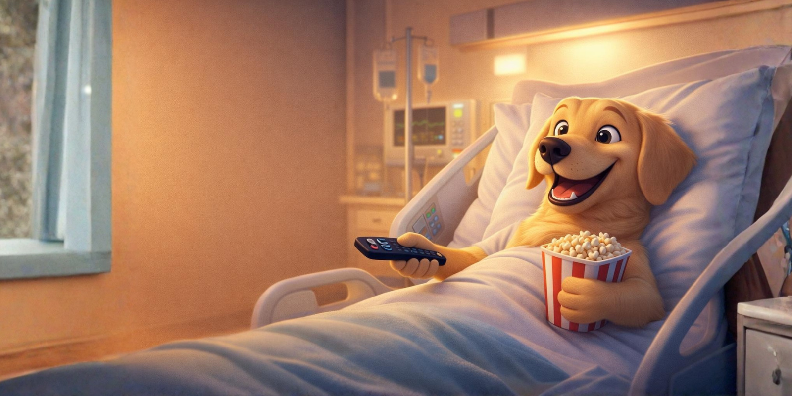 Veterinarians caring for a dog